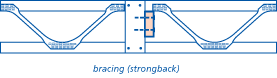 Bracing (strongback)